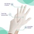 50 Pieces Of Latex Medical Examination Disposable Hand Gloves, Non Sterile And Less Powdered | 50 Piece Latex Gloves - Surgical Examination Gloves - Available In Small & Medium Size - 1 Box. 