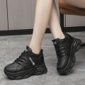 Brand New  Wedge Korean Shoes Fashion Thick-soled Casual Ladies Comfortable Sneakers. 
