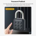 Smart padlock CR2032 battery password lock. 