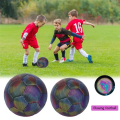 Size 5 Glow in Dark Football Luminous Soccer Balls Night Glowing Reflective Footballs Outdoor Light Up Gifts for. 