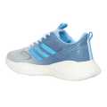 Men Sport  Synthetic Sneakers with Lace-Up Closure, Blue/Grey Color. 