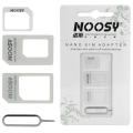 4 in 1 Sim Card Converter Adapter Kit Nano To Micro/Standard For iPhone 5/ 4S 4G With Sim Tray Opener. 