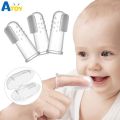 Cizzy High Quality Baby Finger Toothbrush With Box, Baby teether Silicon Toothbrush For 1 year children Soft toothbrush, baby toothbrush,Tooth Baby Kids Silicone Finger Toothbrush Soft Safe Baby Teether Toothbrush Gum Brush Clear Massage Dental Care. 