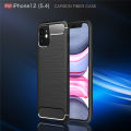 Lenuo for iPhone 12 mini Case Carbon Fiber Cover. 