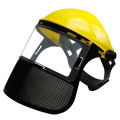 Garden Grass Trimmer Safety Helmet Hat With Full Face Mesh Protective Mask For Logging Brush Cutter Forestry Protection Natuo. 