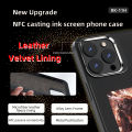 HOT Smart Ink Screen Phone Case NFC DIY Display Imaging AI Phone Case Photo Display Smart Phone Case for iPhone 15 PRO Max DIY Cases. 