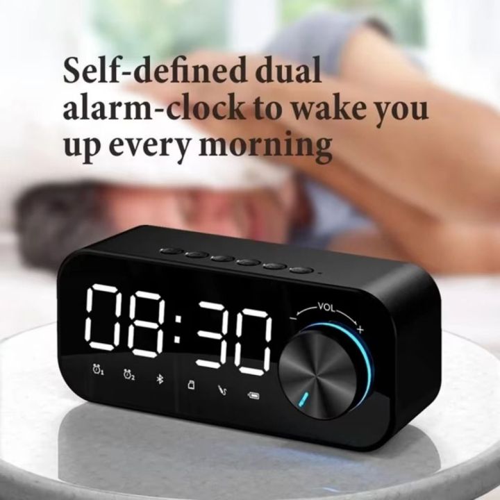 Multifunctional%20Device%20High%20Volume%20Bluetooth%20Speaker%20Small%20Size%20Clock%20Function%20Mini%20Alarm%20Clock%20Portable%20Design%20Wireless%20Connectivity%20LED%20Alarm%20Clock%20Alarm%20Clock%20-%20Image%204