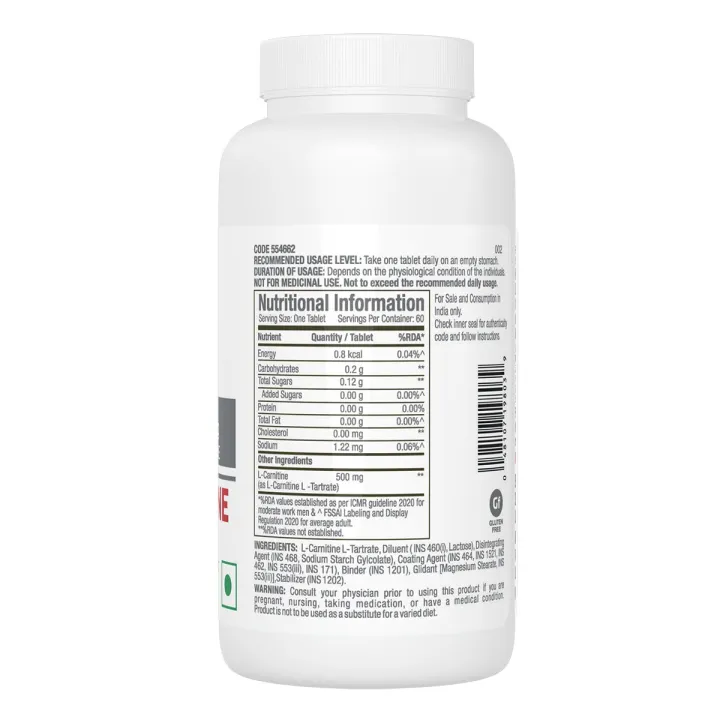 GNC%20L-Carnitine%20500mg-%2060%20Tablets%20With%20Burns%20Fat%20For%20Instant%20Energy%20&%20Extreme%20Performance%20-%20Image%204