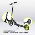 Kids/Adult Scooter With 3 Seconds Easy-Folding System, 220Lb Folding Adjustable Scooter With/Without Disc Brake And 200Mm Large Wheels. 