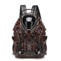 Creative Design Y2K 3D Xenomorph Shaped Backpack PVC Novelty Punk Cool Handbag Unique Alien Purse Women Men. 
