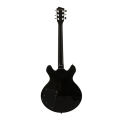 Stagg Silveray 533 Chambered Maple Body Electric Guitar, Black. 
