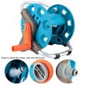 Durable Portable Garden Trolley Lightweight Sturdy Water Pipe Trolley Easy Storage Reusable Pipe Reel Trolley Organizing Garden Hose. 
