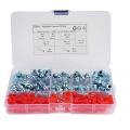 120Pcs/Set Leaf Spring Nut Grease Fittings Grease Couplers Grease Fitting Hydraulic Zerk Grease Easy Install. 