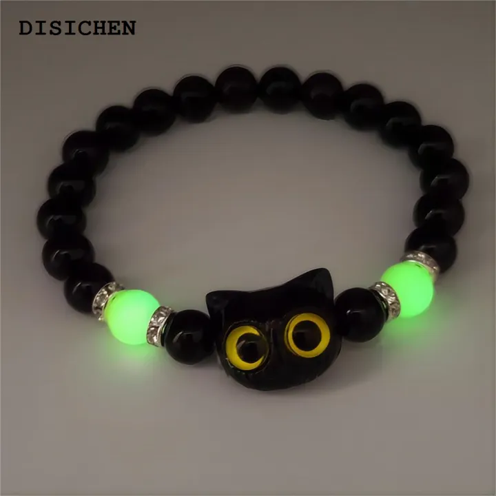 DISICHEN%20Portable%20Cute%20Big%20Eye%20Cat%20Luminous%20Bracelets%20For%20Women%20Cartoon%20Animal%20Pendant%20Beaded%20Hand%20Chain%20Friendship%20Couple%20Bracelet%20Jewelry%20Gift%20-%20Image%207