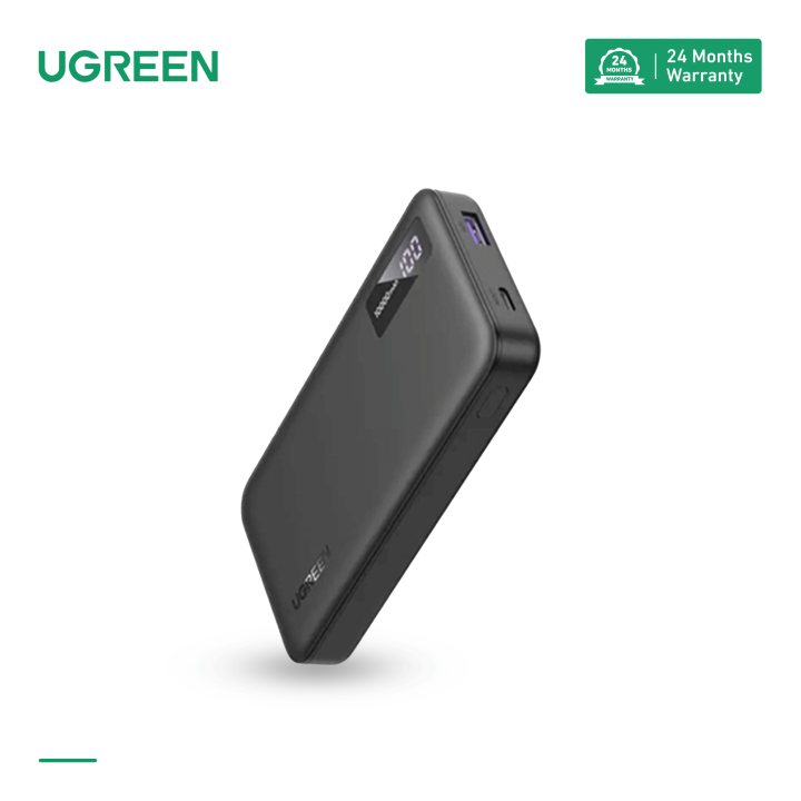 Ugreen PowerBank Two-Way Fast Charging USB-C Port and USB Port 10000mAh - Black