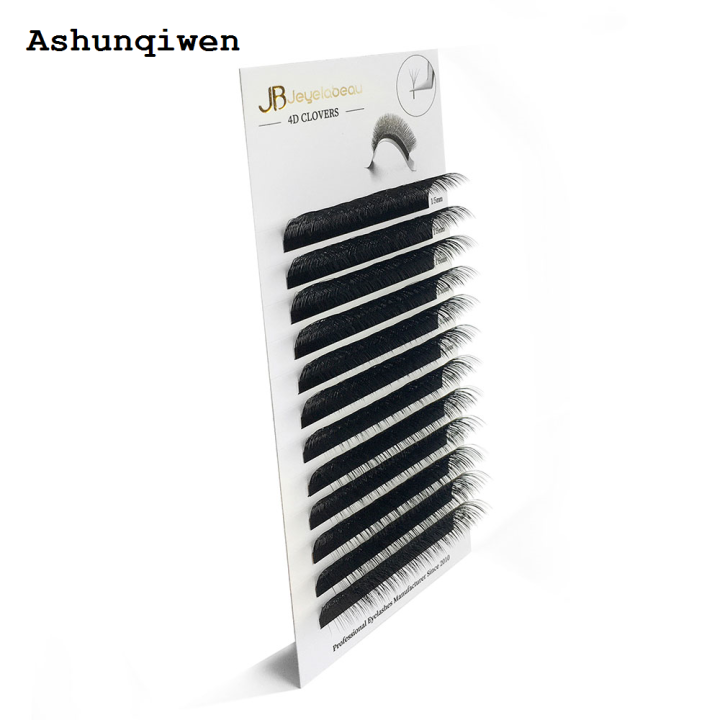 Ashunqiwen%20New%20style%20New%20Natural%204D%20W%20Shape%20Lashes%20Cilios%20Four%20Leaves%20C%20D%20W%20Eyelash%20Extension%20Private%20Label%20Wholesale%20Items%20Long%20Individual%20Lashes%20-%20Image%206