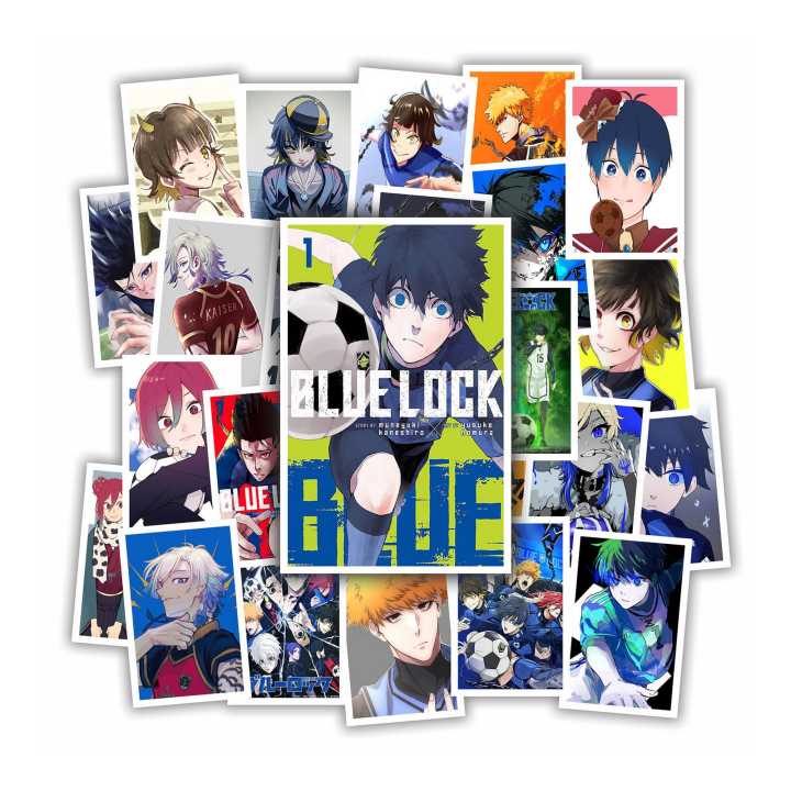 KYVOR Blue Lock Anime Collectible Sticker Pack of 25pcs (9cm x 6cm)