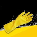 Waterproof Rubber Latex Multi Use Gloves | Multipurpose Durable Latex Waterproof Gloves | Comfortable Fit Wear Resistant Rubber Latex Gloves. 