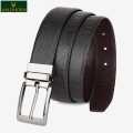 WILDHORN Nepal Reversible Leather Formal Belt for Men Color-Black & Brown Waist upto 42 inches I (WHBLT 557 reversible). 