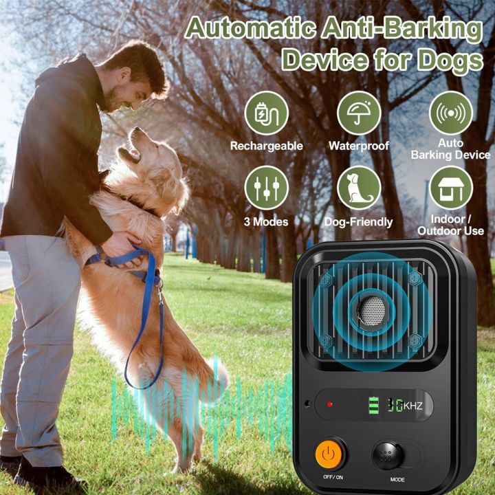 Ultrasonic Dog Repeller Dog Bark Deterrent Devices Waterproof