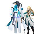 New Luocha Cosplay Honkai Star Rail necklace Cosplay Costume StarRail Luo Cha Shoe Wig Anime Chinese Game Halloween Outfit Women Men. 
