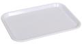 Set of 2 Big Size Melamine Serving Trays / Tray Platter Rectangular Shape 11x14 Inches Set of 2 (Black & White). 