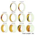 3m Fluorescent Tape Various sizes Self Adhesive Warning Stickers Glow In The Dark Green Luminous Tape. 
