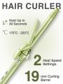 VGR V-565 Professional Electric Hair Curling Wand – Fast Heating 19mm Ceramic Curler with 220°C Maximum Heat Setting, Precision Temperature Control, Heat Settings. 