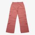 Pink Cotton Side Pocket Design Pant For Women. 