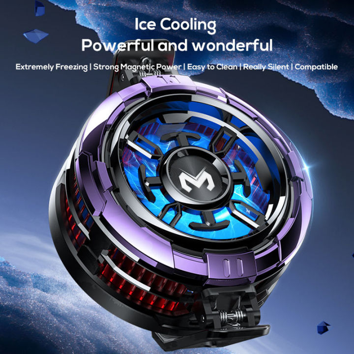 MEMO%20CX08%20Pro%2020W%20Mobile%20Phone%20Semiconductor%20Magnetic/%20Back-clip%20Frozen%20PUBG%20Game%20Cooler%20for%20IOS%20Android%20Universal%20Cooling%20Radiator%20-%20Image%205