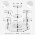 1 Piece 7Tier Perfume Organizer and Cupcake Stand Storage Display Stand for Collectibles and Crafts. 