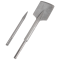 Clay Spade,19.6x4.3 Inch SDS-Max Shank,40Cr Steel Jackhammer Bit Trenching and Digging Shovel Bit for Gravel,Freeze Soil. 