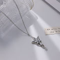 [ New ] The Lord of the Rings Magic Ring Fairy Princess Ornament Twilight Star Necklace Dawn Star Men's and Women's Necklaces. 