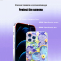 Uonevic Protective case purple light lens comprehensive Y90 new huawei nova huawei nova y90 mobile phone New case luxury ultra thin rhinestone flower transparent straight edge soft shell cover suitable for. 