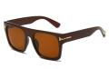 Tomford 22011Shaded Brown Lens Rectangle Oval Shape With Brown Frame Sunglasses Shades For Men. 