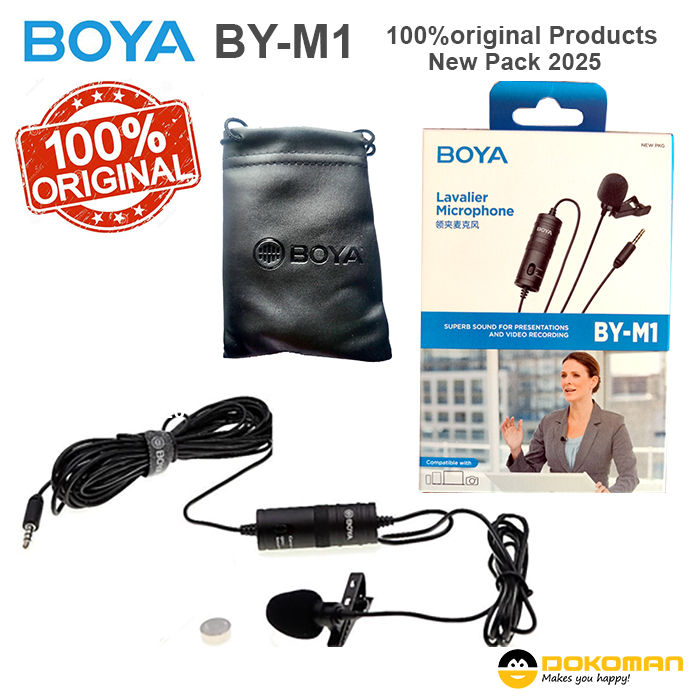 BOYA M1 BY- M1 Omnidirectional Condenser Lavalier Microphone