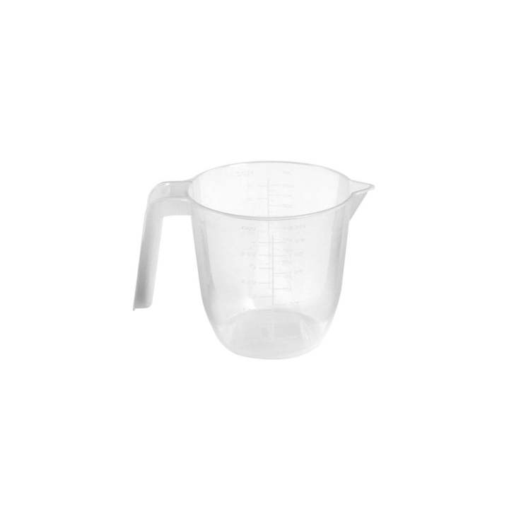 KPS%20Transparent%20Measuring%20Jug%20Mug%20500%20ml%20/%20ML%20/%200.5%20Litre%20Liter%20with%20Handle%20Transparent%20&%20Molded%20in%20Polypropylene%20Plastic%20Easy%20to%20Use%20-%20Image%202