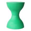 Set of 6 Fancy Round Plastic Stools Large Size Lightweight and Durable for Home and Office. 