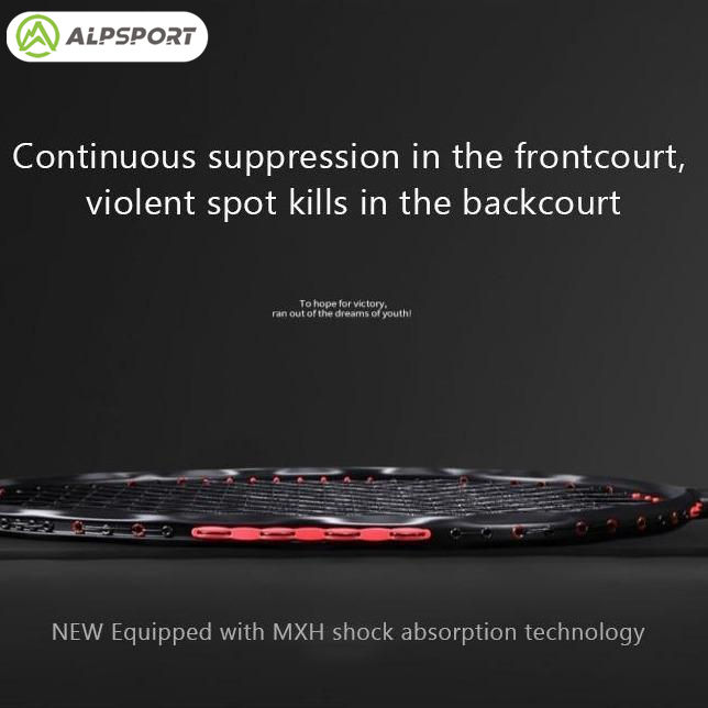 ALP-SPORT%20V5%20Pro%20Badminton%20Racket%20-%205U%2077g%20Full%20Carbon%20Fiber%20with%20MXH%20Cushioning%20and%20Wave%20Frame,%2030lb%20Max%20Tension,%20for%20High%20Altitude%20Competitions%20in%20Nepal%20-%20Image%203