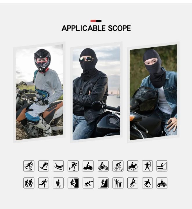 Hero%20Biker%20Full%20Face%20Motorcycle%20Bike%20Rider%20Helmet%20Multifunction%20Balaclava/Bandanas/Mask%20-%20Image%205