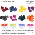 Candle Making Kit,DIY Candles Craft Tools with 8x Colors Wax Candle Dye,100x Candle Wicks,100x Candle Wicks Sticker. 