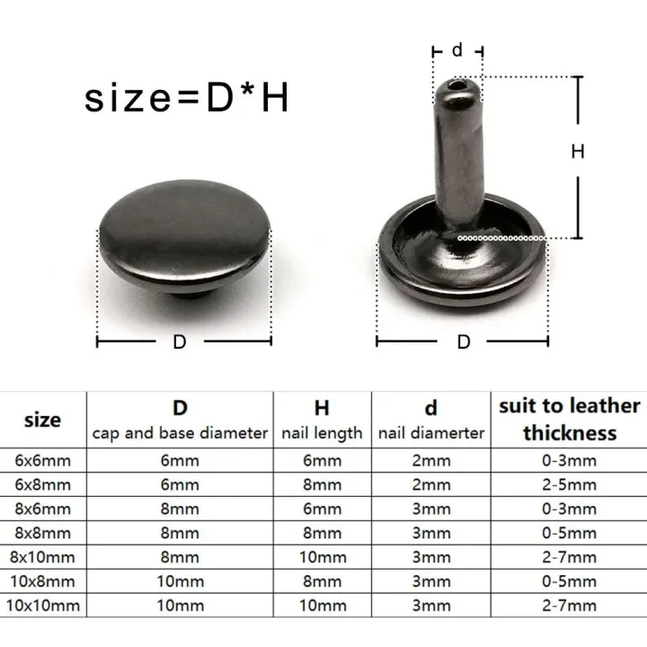 100Sets%20Metal%20Leather%20Collar%20Decor%20Rivet%20Stud%206/8/10mm%20Double%20Cap%20Spot%20Nail%20Clothes%20Accessory%20Screw%20Leather%20Bag%20Stud%20Bag%20Belt%20Jacket%20Shoes%20Repair%20-%20Image%202
