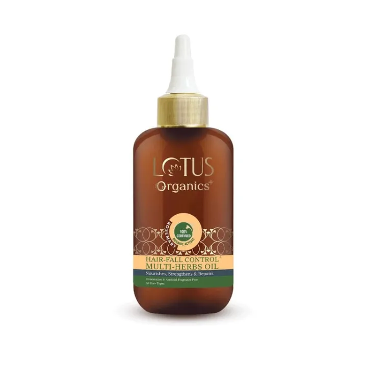 Lotus Organics+ Hair Fall Control Multi-Herbs Oil 200ml