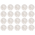 20 Pcs Grid Cube Connector Abs Connectors For Wire Cube Storage Shelving (White). 