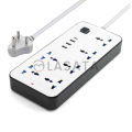 Silvertek 3000W Multiplug with 6 charging port , 3 USB Port & C-Type Charging Port. 
