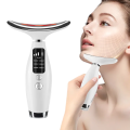 EMS Face Lifting Massager Neck Skin Tighten Device 7 Color Light LED Photon Therapy Anti Ageing Wrinkle Free With Hand Cream Perfect Gift for Your Girl Friend ,  Wife , Mother. 