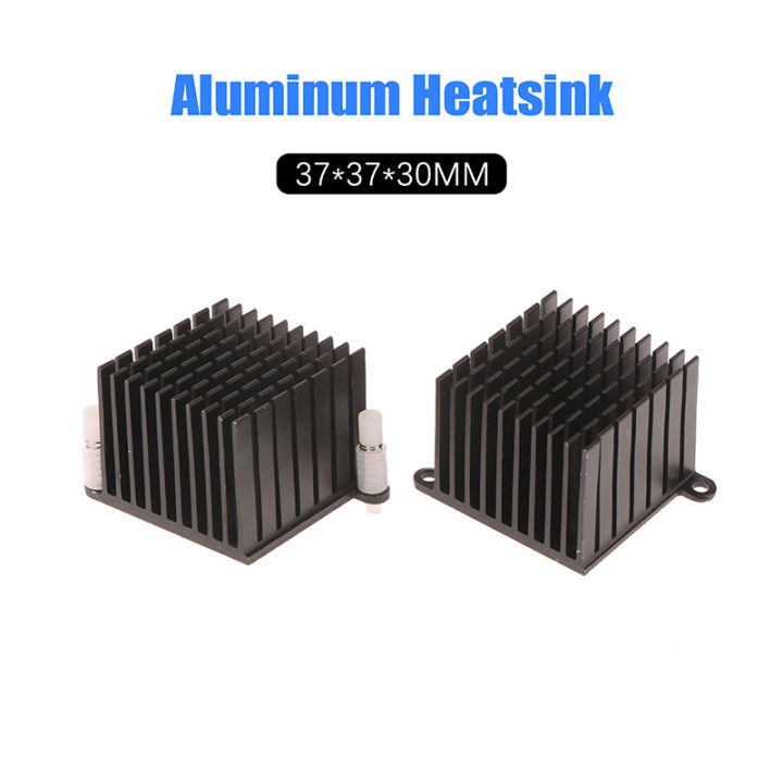 3D Printer Parts Heatsink Aluminum Cooling Heat Sink Radiator Black ...