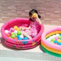Indoor Outdoor Paddling Reusable Inflatable Swimming Pool Round Double Layer Toddlers Swimming Pool Thickened Portable Little Pump Dinosaur Pool Party Round. 