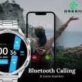 Green Orbit Pro Luxury Smart Watch | 1.43" AMOLED Display | Metallic Body With Stainless Steel & Leather Strap | 3D Watch Faces  | BT Calling | IP68 Water Resistance | 178 Sports Modes | BT V5.2 | 270mAh Battery | 20 Days Standby | AOD | 1 Year Warranty. 