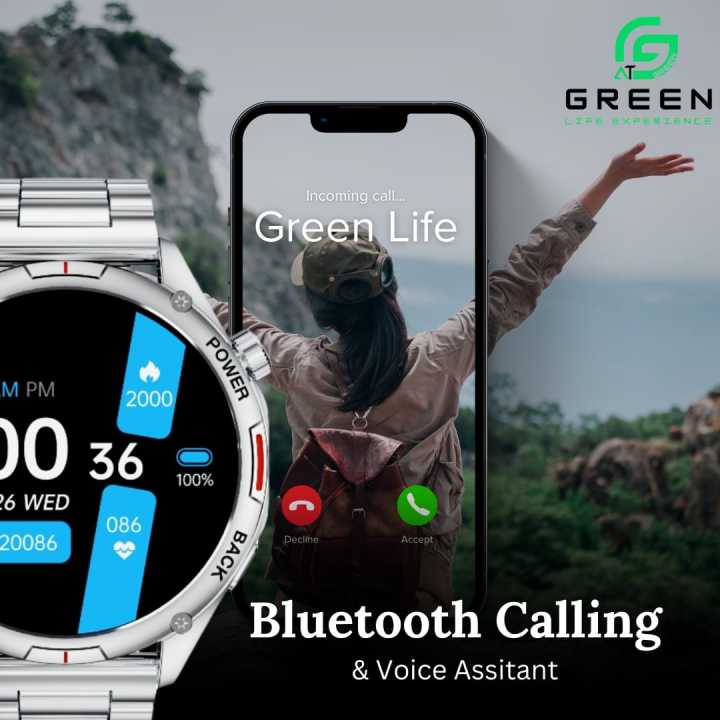 Green%20Orbit%20Pro%20Luxury%20Smart%20Watch%20%7C%201.43"%20AMOLED%20Display%20%7C%20Metallic%20Body%20With%20Stainless%20Steel%20&%20Leather%20Strap%20%7C%203D%20Watch%20Faces%20%20%7C%20BT%20Calling%20%7C%20IP68%20Water%20Resistance%20%7C%20178%20Sports%20Modes%20%7C%20BT%20V5.2%20%7C%20270mAh%20Battery%20%7C%2020%20Days%20Standby%20%7C%20AOD%20%7C%201%20Year%20Warranty%20-%20Image%204